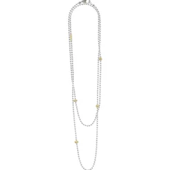 Best LAGOS Long Two-Tone Caviar Beaded Necklace