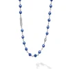 New LAGOS Long Ultramarine Ceramic Beaded Necklace