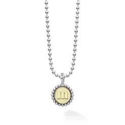 Cheap LAGOS M Initial Charm Necklace