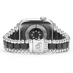 Outlet LAGOS Matte Black Ceramic And Stainless Steel Watch Bracelet-42-49Mm