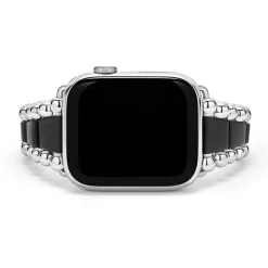 Outlet LAGOS Matte Black Ceramic And Stainless Steel Watch Bracelet-42-49Mm