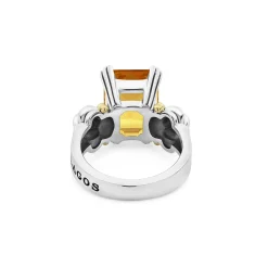 Shop LAGOS Medium Emerald-Cut Citrine Ring