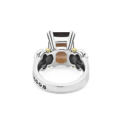Outlet LAGOS Medium Emerald-Cut Smokey Quartz Ring