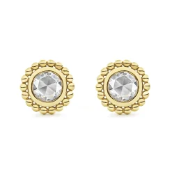 Hot LAGOS Medium Rose Cut Diamond Stud Earrings