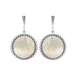 Flash Sale LAGOS Mother Of Pearl Circle Drop Earrings