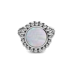 Hot LAGOS Mother Of Pearl Circle Ring