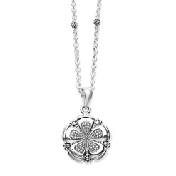 New LAGOS Mother Of Pearl Flower Pendant Necklace