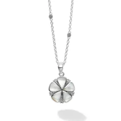 New LAGOS Mother Of Pearl Flower Pendant Necklace