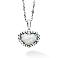 Clearance LAGOS Mother Of Pearl Heart Necklace
