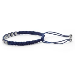 Clearance LAGOS Navy Blue Macrame Bracelet