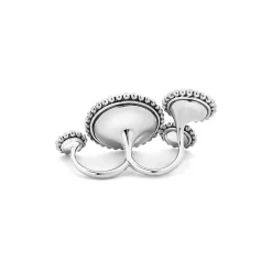Clearance LAGOS Onyx And Diamond Circle Statement Ring