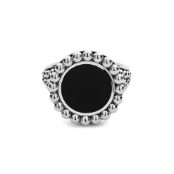 Discount LAGOS Onyx Circle Ring