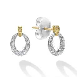 Outlet LAGOS Oval Drop Diamond Earring