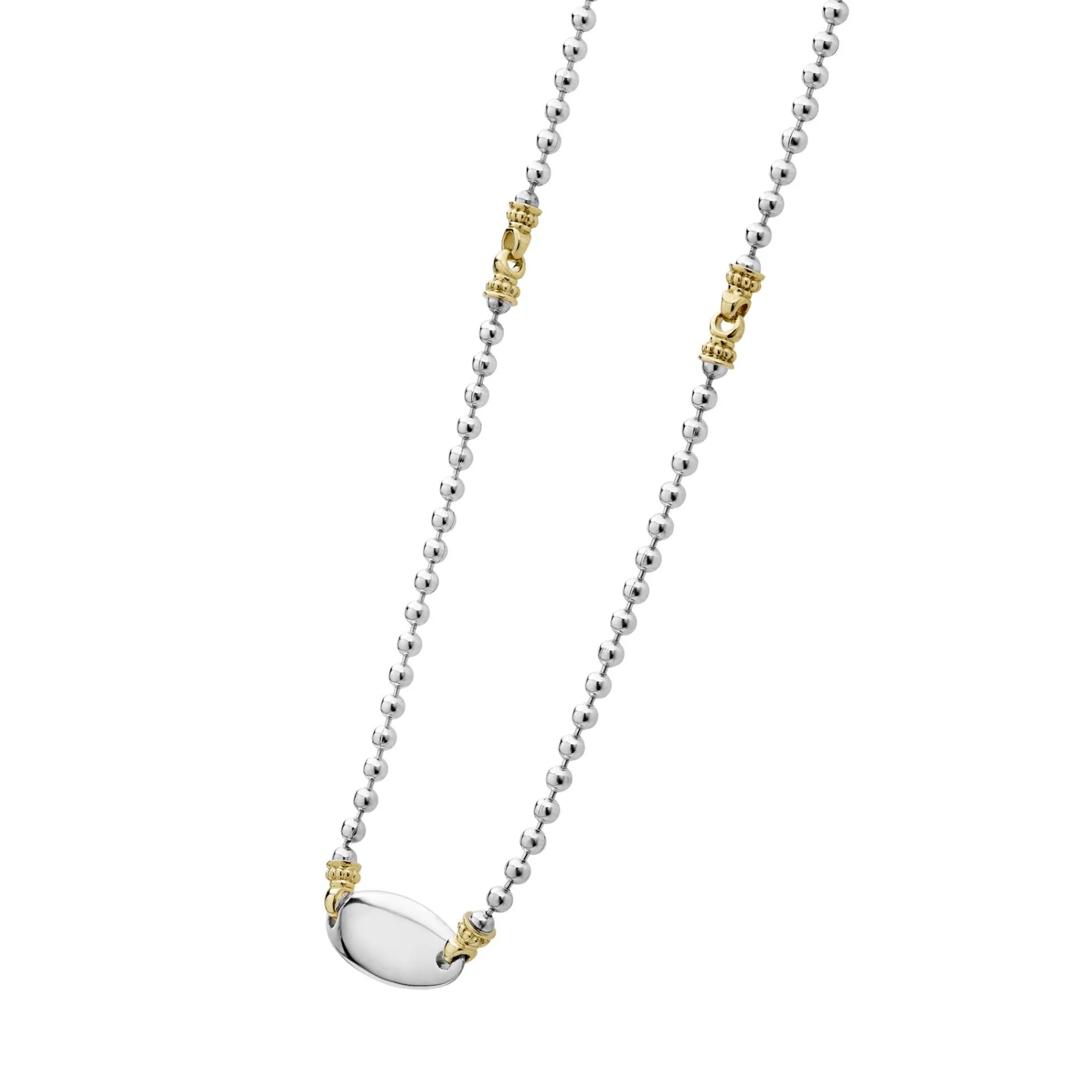 Best Sale LAGOS Oval Plate Necklace
