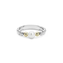 Best Sale LAGOS Pearl And Diamond Ring Gift Set