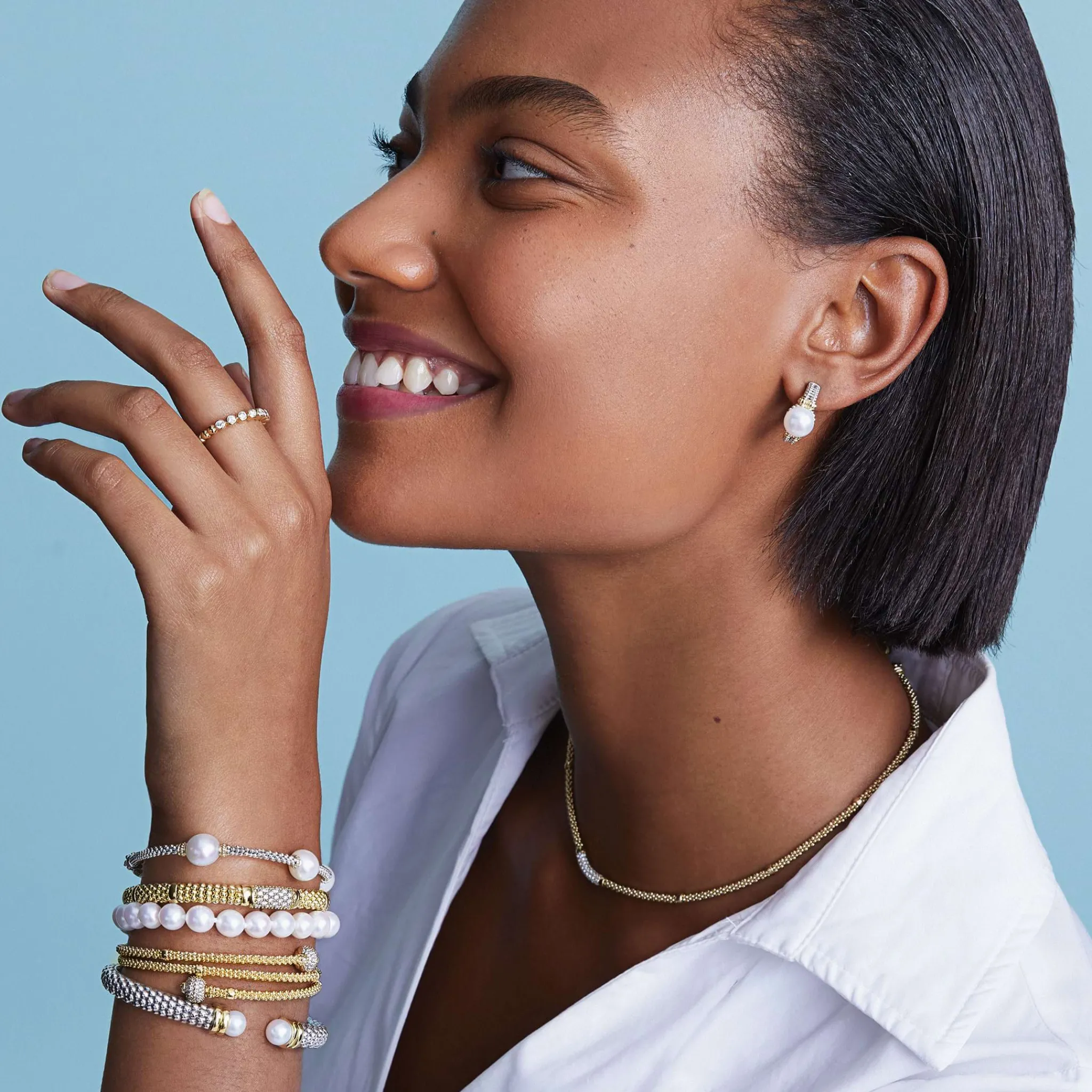 Hot LAGOS Pearl Bracelet
