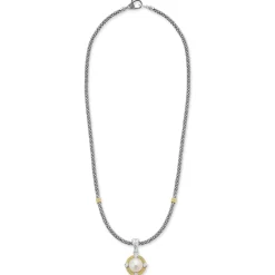 Online LAGOS Pearl Diamond Caviar Necklace