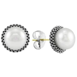 New LAGOS Pearl Earrings And Necklace Gift Set