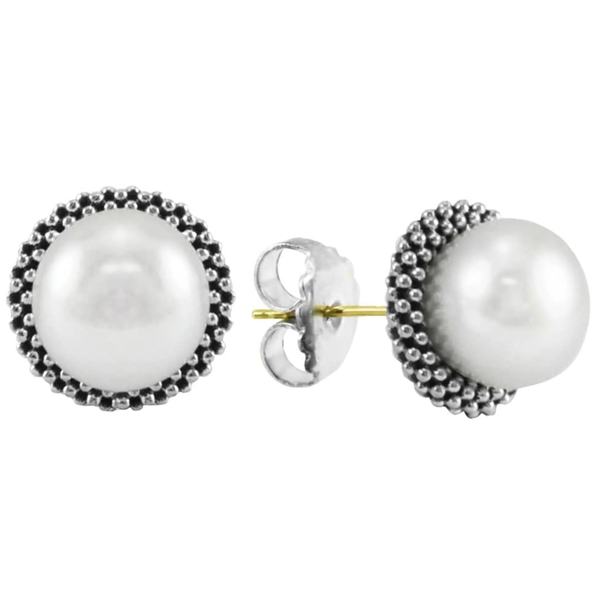 New LAGOS Pearl Earrings And Necklace Gift Set