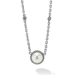 Cheap LAGOS Pearl Earrings And Necklace Gift Set