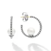 Online LAGOS Pearl Hoop Earring