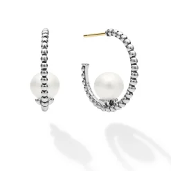 Online LAGOS Pearl Hoop Earring