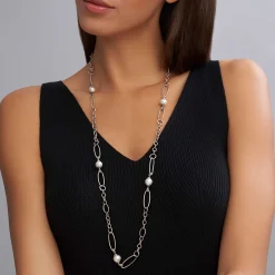 Shop LAGOS Pearl Link Necklace