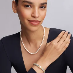 Flash Sale LAGOS Pearl Necklace And Bracelet Gift Set