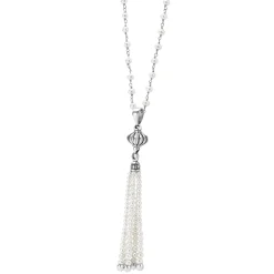 Hot LAGOS Pearl Tassel Pendant Necklace