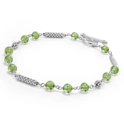 Best Sale LAGOS Peridot Beaded Bracelet