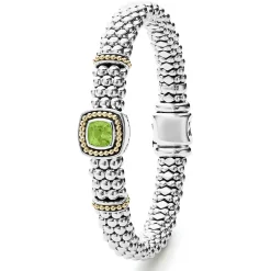 Hot LAGOS Peridot Caviar Bracelet | 9Mm
