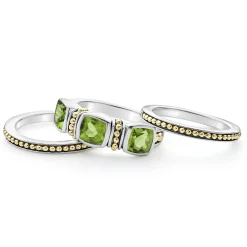 Cheap LAGOS Peridot Stacking Rings