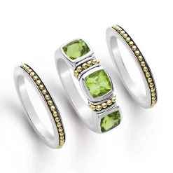 Cheap LAGOS Peridot Stacking Rings