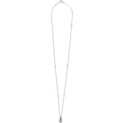 Clearance LAGOS Petite Two-Tone Knot Diamond Pendant Necklace
