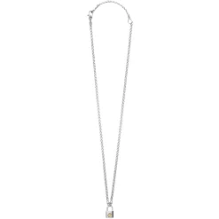 Cheap LAGOS Petite Two-Tone Lock Necklace