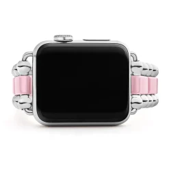 Fashion LAGOS Pink Ceramic And Stainless Steel Watch Bracelet-38-45Mm