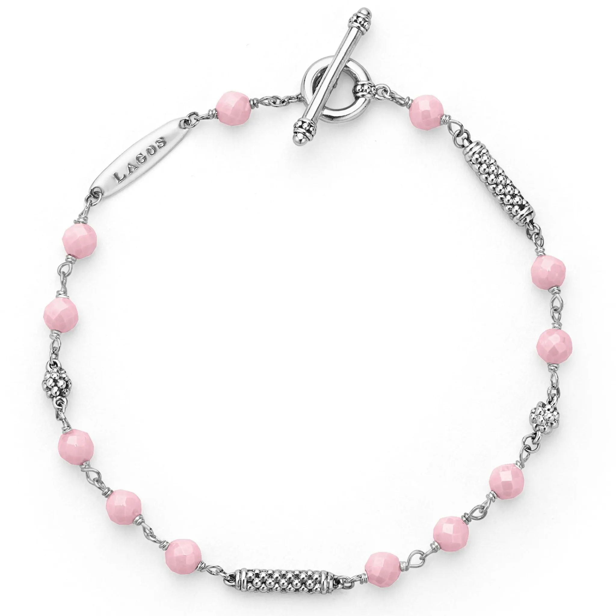 Hot LAGOS Pink Ceramic Beaded Gift Set
