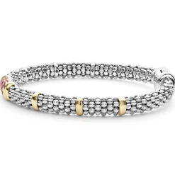 Sale LAGOS Pink Sapphire Caviar Bracelet | 6Mm