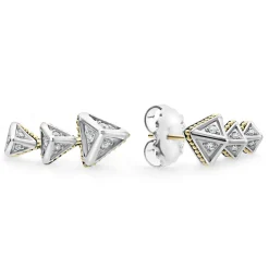 Discount LAGOS Pyramid Crawler Diamond Studs