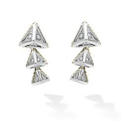Discount LAGOS Pyramid Crawler Diamond Studs