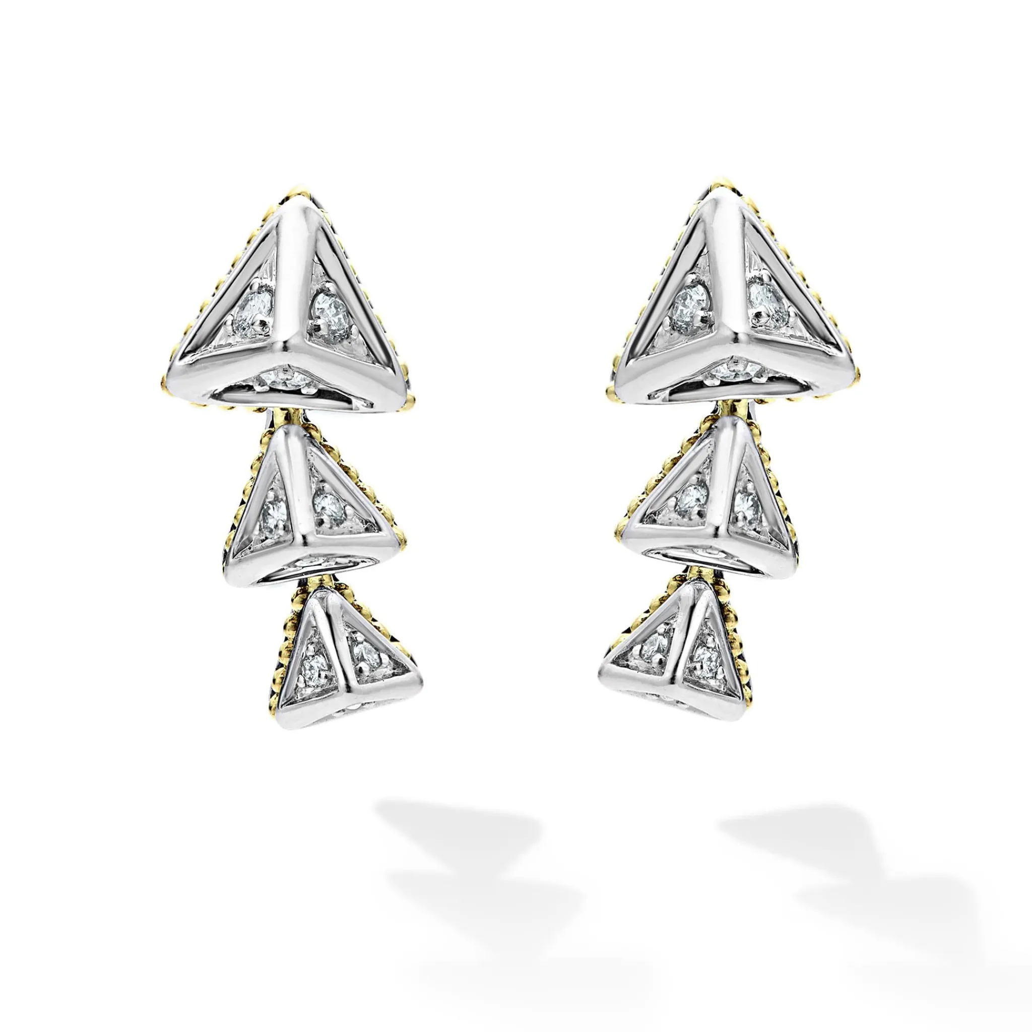 Discount LAGOS Pyramid Crawler Diamond Studs