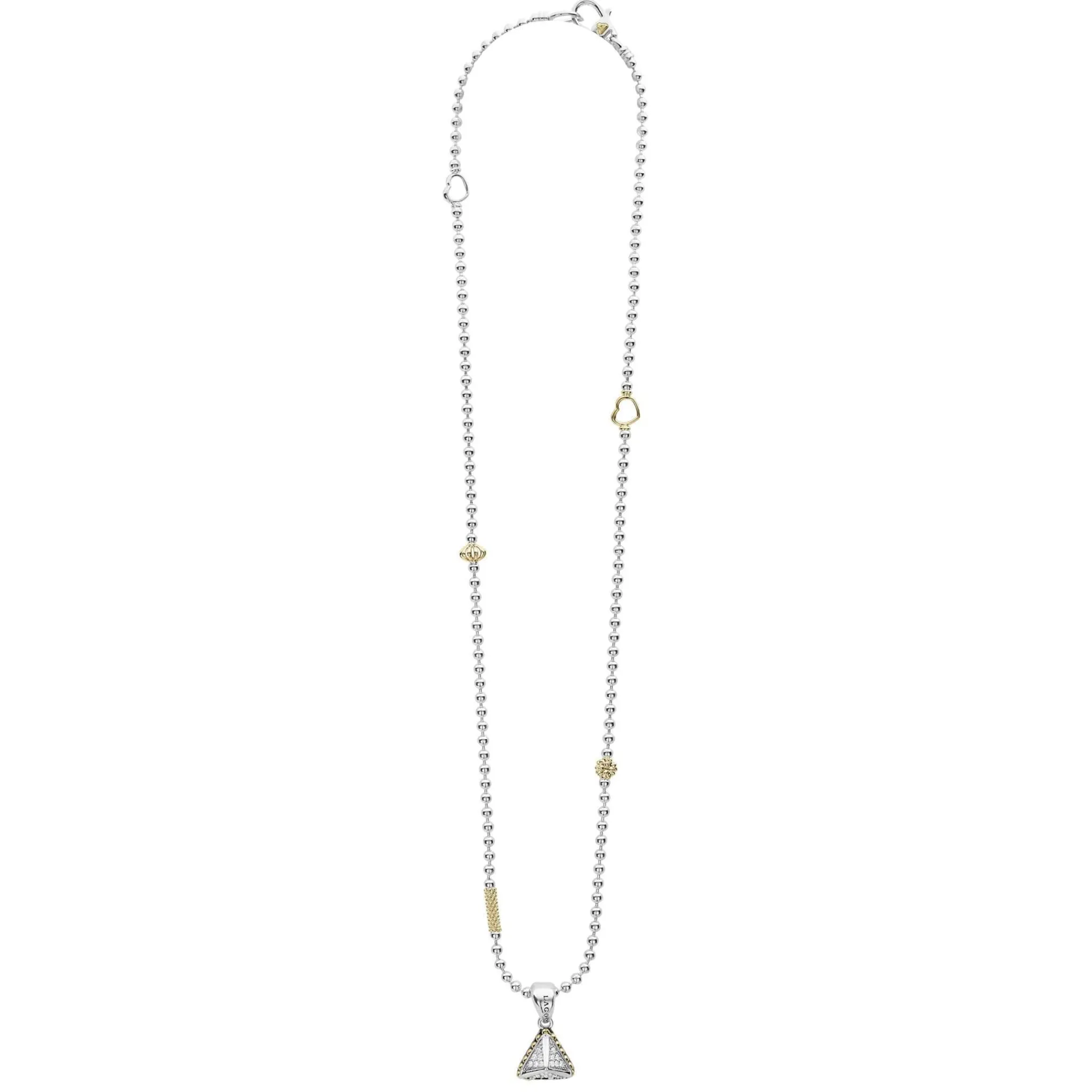 Cheap LAGOS Pyramid Diamond Pendant Necklace