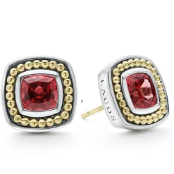 Best LAGOS Rhodolite Garnet Stud Earrings