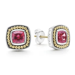 Best LAGOS Rhodolite Garnet Stud Earrings