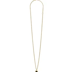 Cheap LAGOS Round Onyx Pendant Necklace