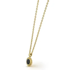 Cheap LAGOS Round Onyx Pendant Necklace