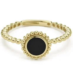 Sale LAGOS Round Onyx Stacking Ring