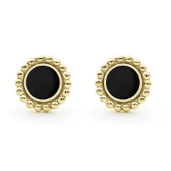 New LAGOS Round Onyx Stud Earrings