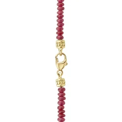 New LAGOS Ruby And Diamond Tassel Pendant Necklace