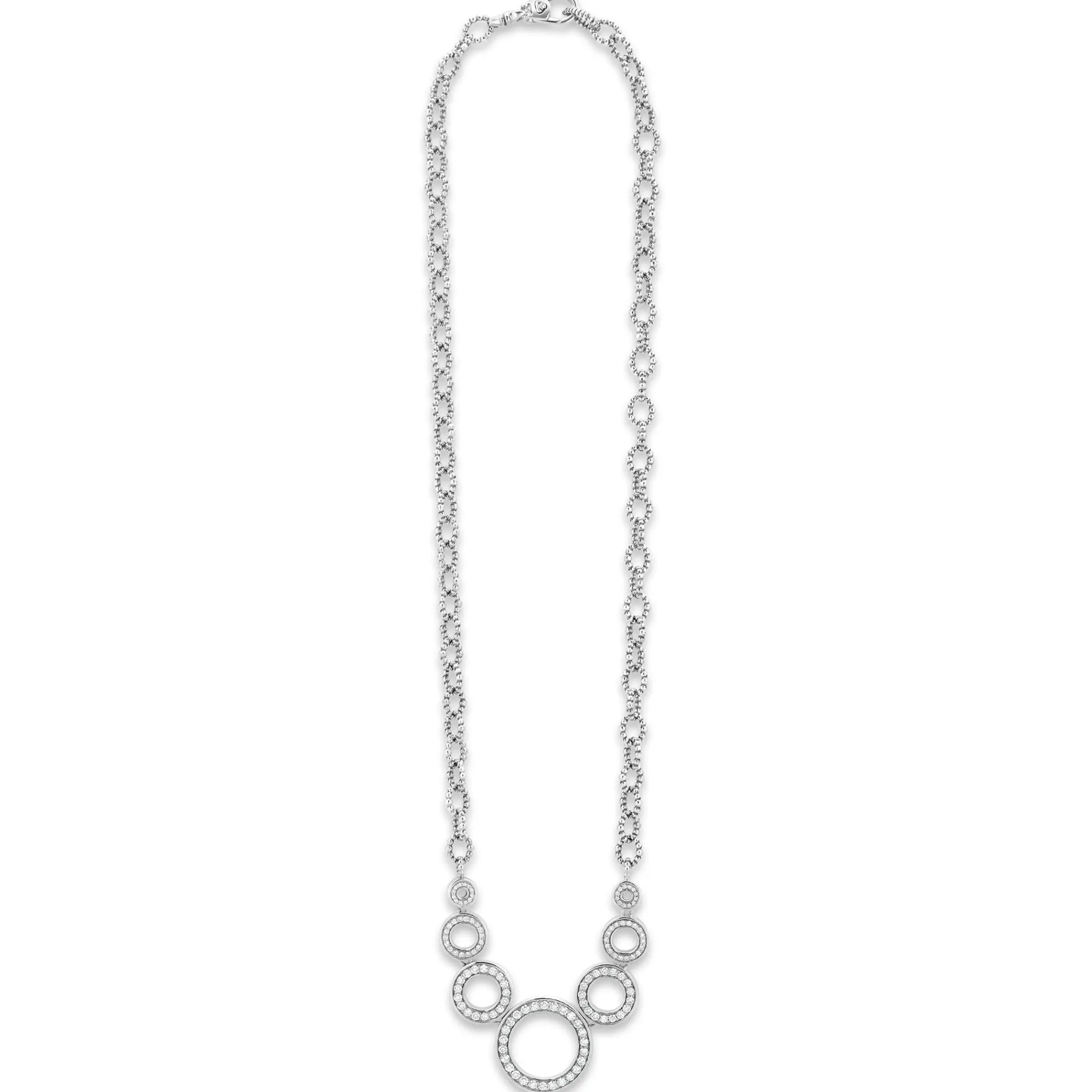 Outlet LAGOS Seven Circle Diamond Link Necklace